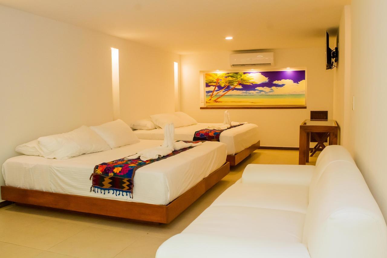 Casa Azul Maya Исла Мухерес Екстериор снимка