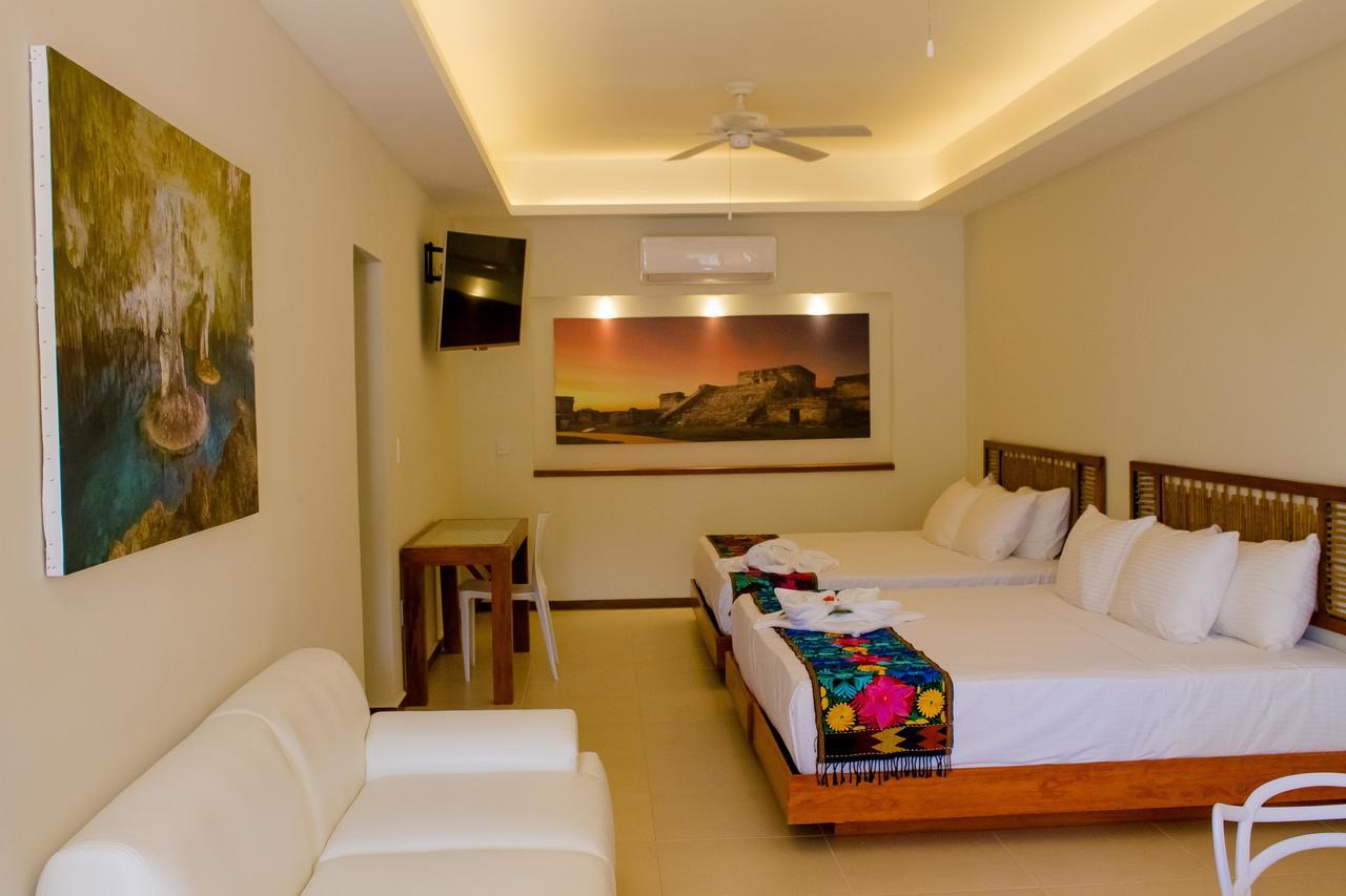Casa Azul Maya Исла Мухерес Екстериор снимка